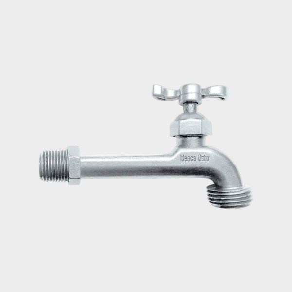 Imagen de LLAVE CHORRO LARGA NIQUELADA 1/2" IDEACE