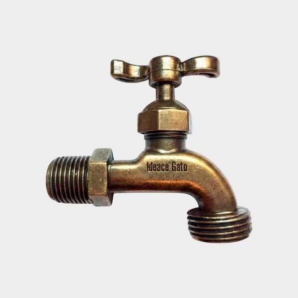 Imagen de LLAVE CHORRO LARGA NIQUELADA 1/2" IDEACE