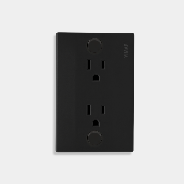 Imagen de INTERRUPTOR DOBLE 15A ANTRACITA VIMAR